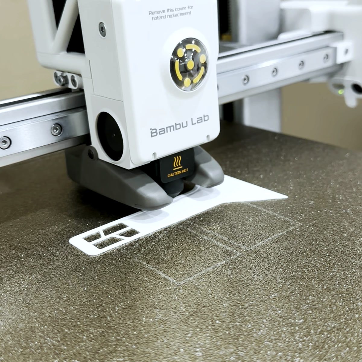 3D printer creating custom robotics parts